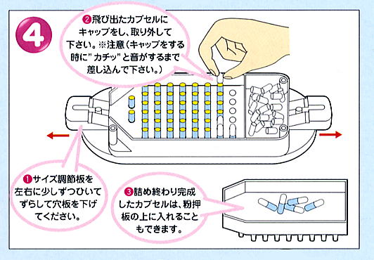 粉づめ説明